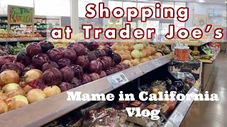 【Mame in California Vlog】Shopping at Trader Joe’s | トレダージョーズでお買い物 | アメリカのスーパー | アメリカ生活 | 海外生活