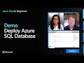 Demo: Deploy Azure SQL Database | Azure SQL for beginners (Ep. 14)