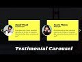 How to Create Testimonial Slider with owl carousel | Owl Carousel 2 | jQuery plugin Tutorial
