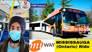 MI WAY TRANSIT | MISSISSAUGA BUS RIDE | VIRK Technical