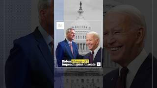 Biden SHRUGS OFF Impeachment Threats; White House Calls GOP Actions 'POLITICAL STUNT'