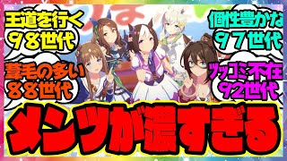 『どの世代が好き？』に対するみんなの反応🐎まとめ【ウマ娘プリティーダービー】【レイミン】