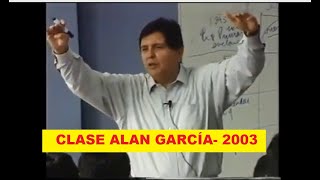 CLASE CON ALAN GARCÍA: HISTORIA DEL PERÚ REPUBLICANO