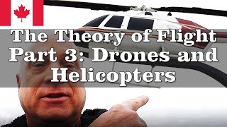 Theory of Flight -- Part 3: Drone and Helicopter Flight Control Systems