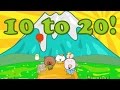 Number Song 10-20 | Counting from 10-20 | The Singing Walrus