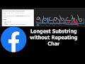 Longest Substring Without Repeating Characters - Leetcode 3 - Python