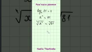 Підготовка до НМТ з математики Логарифмічне рівняння з невідомою основою #нмтна200 #нмт2024 #алгебра