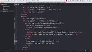 Lecture 14, Part 3: Digest Cycle - Single Page Web Applications with AngularJS