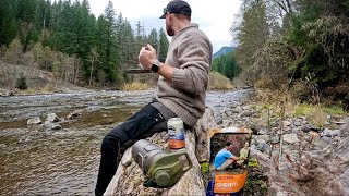 Solo Fall Backpacking with Grayl Ti GeoPress on remote PNW river