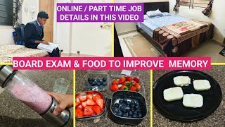 நீங்க கேட்ட PART TIME ONLINE📲JOB Details|Online Job Vacancy📝 Now|Exam Foods to Improve Memory|Vlog