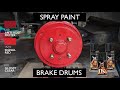 Cara Spray brek drum belakang kereta (hanya menggunakan SPRAY PAINT)