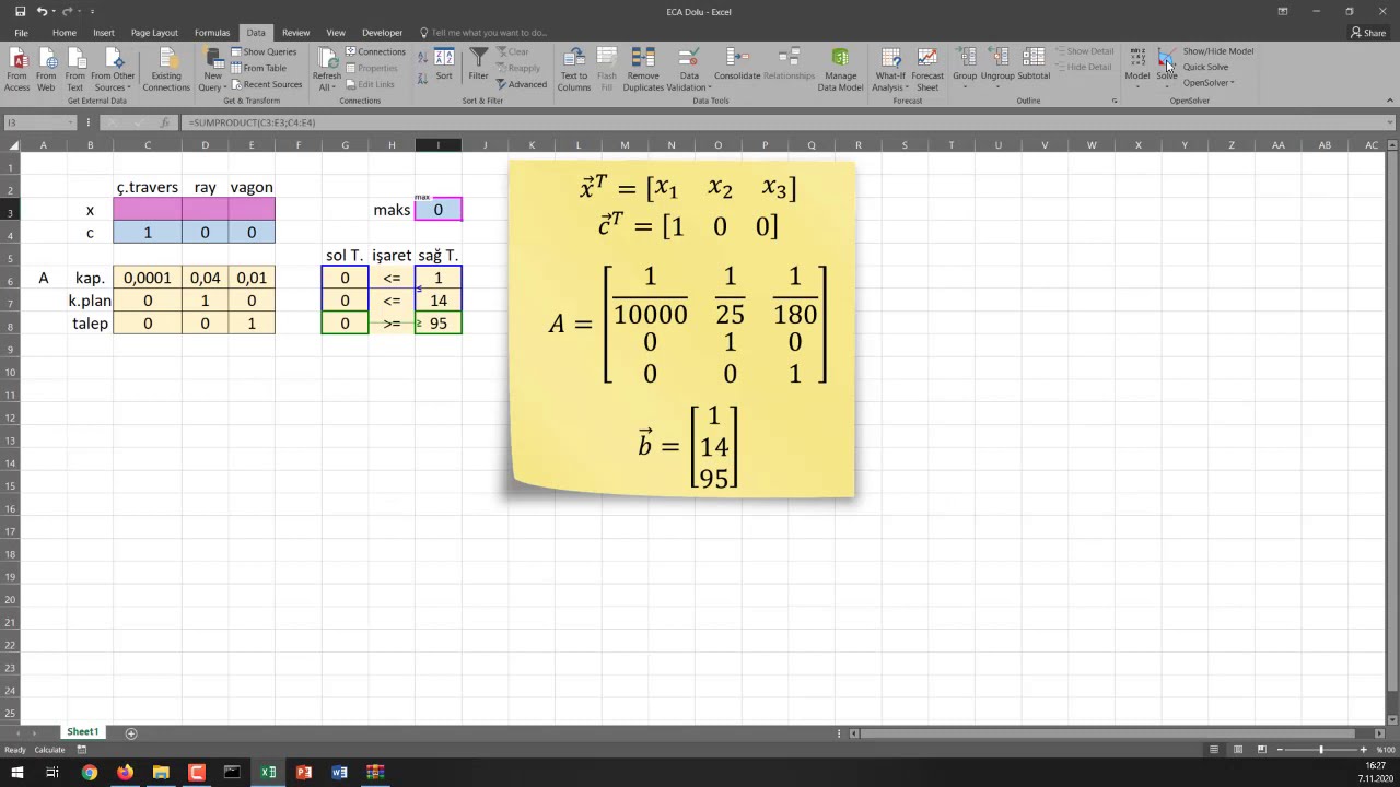 Opensolver Kurulumu Youtube