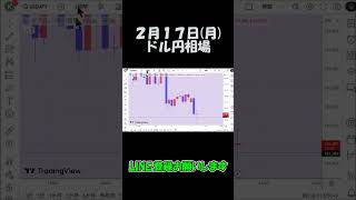 2月17日ドル円最新予想切り抜き【海外FX/仮想通貨】 #shorts