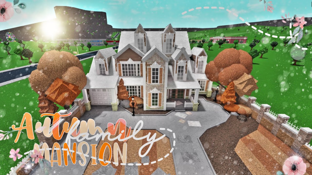 [ROBLOX] Bloxburg - Autumn Family Mansion | EXTERIOR | - YouTube