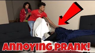 ANNOYING PRANK ON ROOMMATES!!!