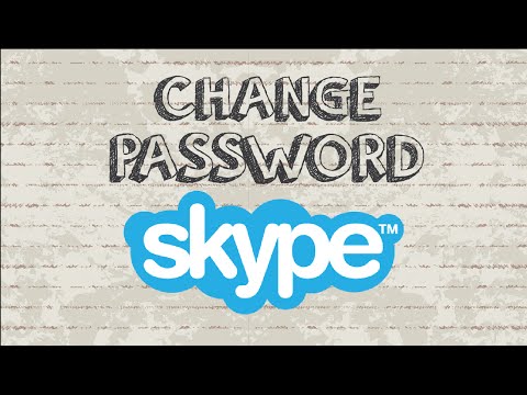 How to change Skype password | Mobile App How to change Skype password | Mobile App