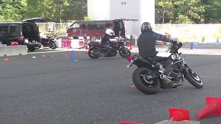 第６２４回　へなちょこライダー走行会　たけさん　まえちゃん　スラローム