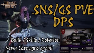 TnL - SNS GS DPS, BUILD & SKILL + Showcase