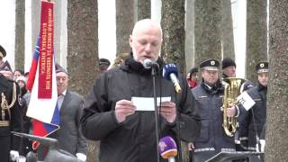 03.01.2015 Spominska slovesnost ob 72  obletnici zadnjega boja Pohorskega bataljona