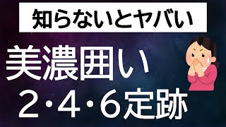 【初段必修手筋】美濃囲い２・４・６定跡