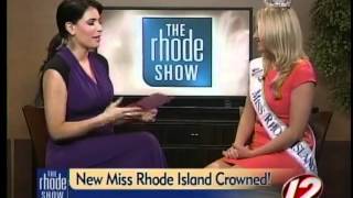 The Rhode Show - Kelsey Fournier crowned Miss RI 2012!