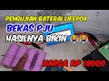 Pengujian baterai lifepo4 26650 bekas PJU hanya segini kapasitasnya 😭😭