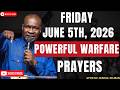 🔴 LIVE FRIDAY 5TH JUNE 2026 | POWERFUL WARFARE PRAYER TO START YOUR DAY | APOSTLE JOSHUA SELMAN