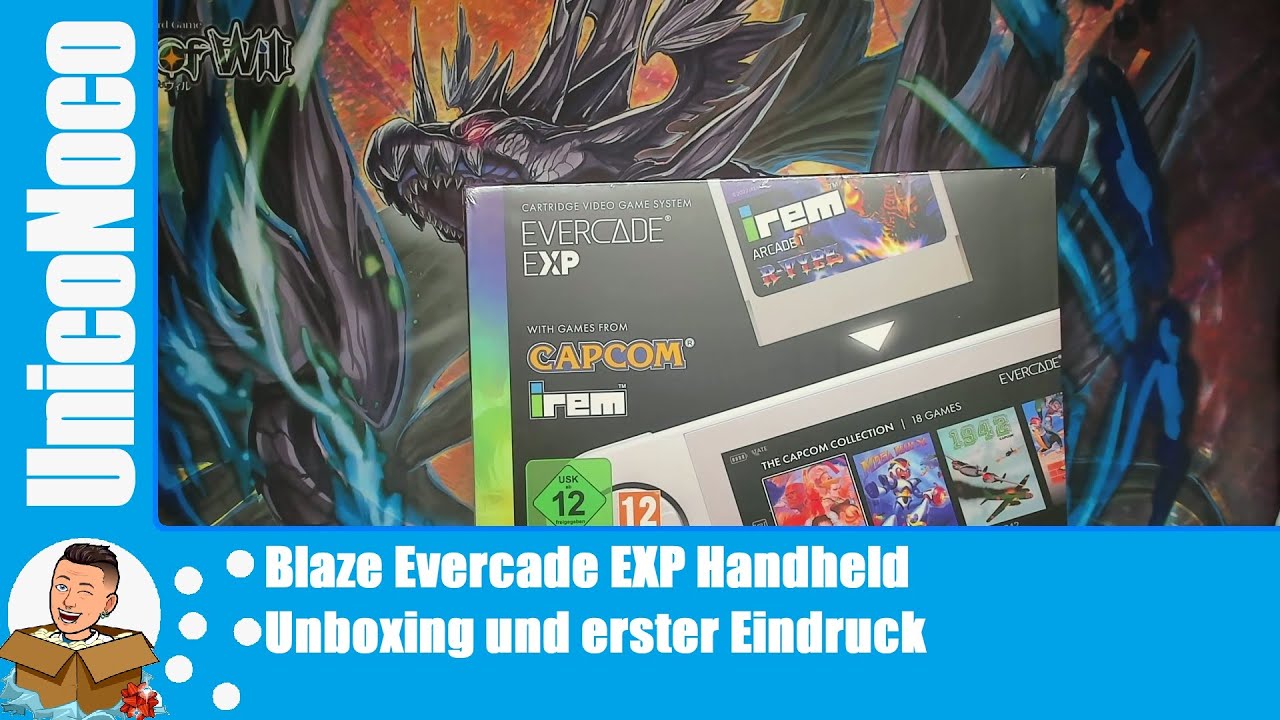 Blaze Evercade EXP Handheld Konsole - Unboxing Und Erster Eindruck ...