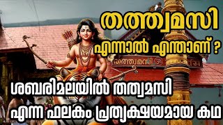 തത്ത്വമസി എന്നാൽ എന്താണ് | ശബരിമലയിൽ തത്ത്വമസി ഫലകം പ്രത്യക്ഷമായ കഥ | ശബരിമല | #തത്വമസി