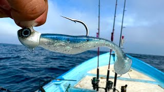 PESCANDO con PLÁSTICOS en ALTAMAR || PESCA de ATÚN.