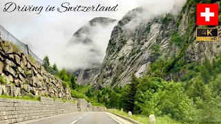 Driving in Switzerland 🇨🇭 | Mystic Drive to Andermatt | Beautiful Views | Relaxing Music | 4K