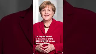 Angela Merkel to win UNHCR Nansen Refugee Award for protecting refugees at height of Syria crisis