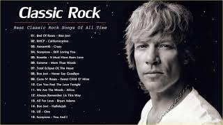 Classic Rock   ACDC, Bon Jovi, Aerosmith, Bon Jovi, Guns N Roses, RHCP, Metallica