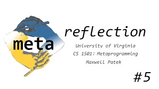Reflection | Metaprogramming Lecture 6