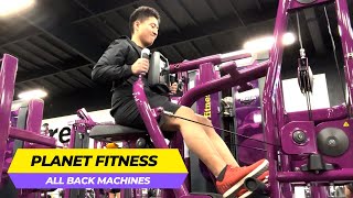 Planet Fitness Back Machines (HOW TO USE ALL OF THEM!)