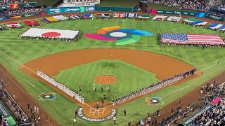 【WBC'23】アメリカvs日本 オープニングセレモニー〜スタメン発表