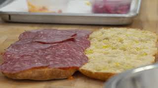 PRAGER BROTHERS SALAMI SANDWICH