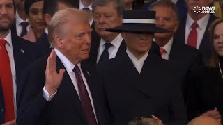 Donald Trump sworn in as US President for the second time