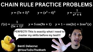 Chain Rule Practice Problems | Calculus Unit 2 Review Problems