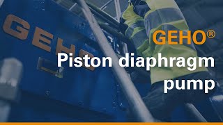 Discover the advantages of GEHO® piston diaphragm pumps