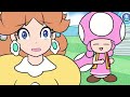 【手描きマリオ】 ロマンスの神様 デイジー姫 キノピコ