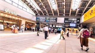 《乗り換え》日暮里駅、JR常磐線(上野東京ライン)から山手線(外回り)へ。 Nippori