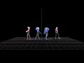 [MMD] PaⅢ.SENSATION (mirrored dance practice ver.) - Vivid BAD SQUAD