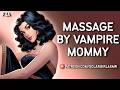 ASMR GF | Vampire Mommy Gives You Massage | Hair Brushing | ASMR Mommy GF Kisses & Cuddles Sleep Aid