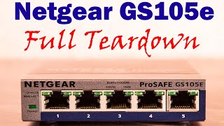 Netgear GS105e Full Teardown Review