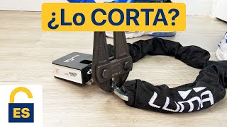 😳 PRUEBA de CORTE CADENA Antirrobo para Moto LUMA 38 CHAIN Lock