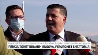 PËRKUJTOHET IBRAHIM RUGOVA, PËRUROHET SHTATORJA | T7