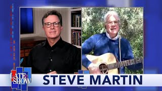 Steve Martin Has A Song In His Heart, But Stephen Colbert Just Doesn't Have The Time