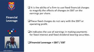 Corporate Financial Analysis Unit 4 Session 5
