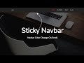 How to Create Sticky Navigation Bar on Scroll Using Html CSS and JavaScript